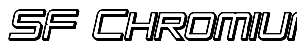 SF Chromium 24 font preview